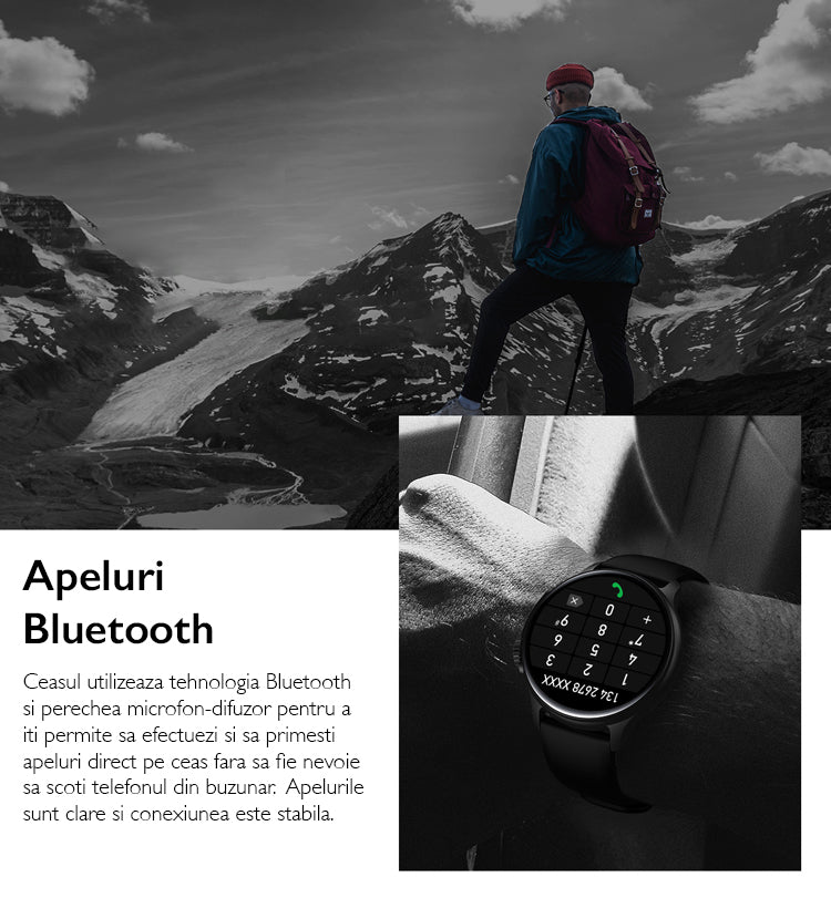 Ceas Smartwatch Femei TechONE K58 Ultra, Auriu Ceas Smartwatch Femei TechONE K58 Ultra, Auriu